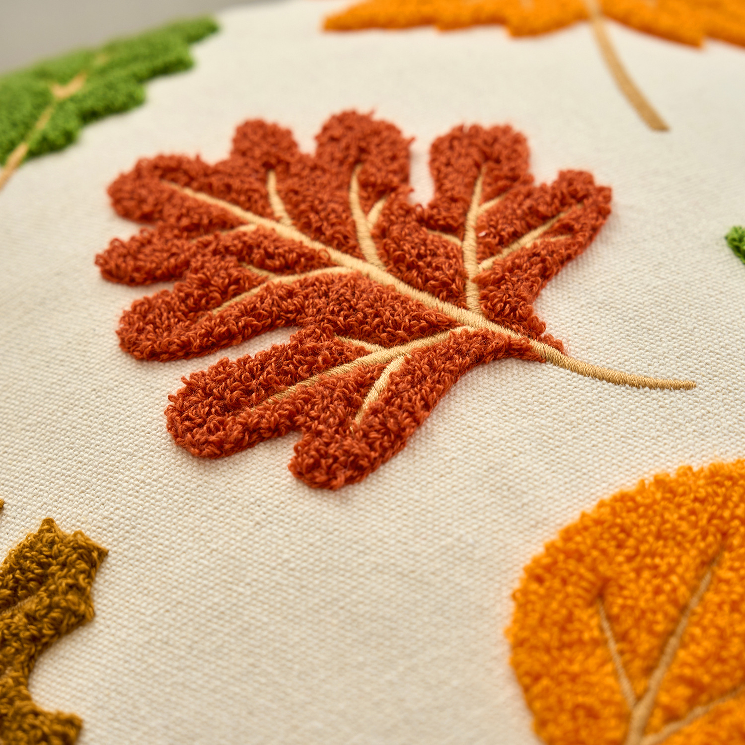 Pumpkin & Maple Leaf Throw Pillow Covers - Festive Cushion Cases - Image 4