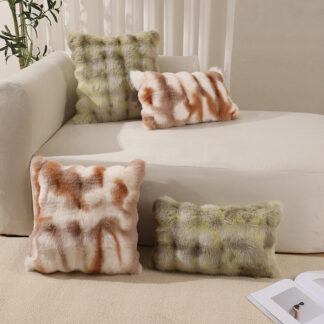 Cozy Plush Pillow Cover - Soft Decorative Cushion Case for Home