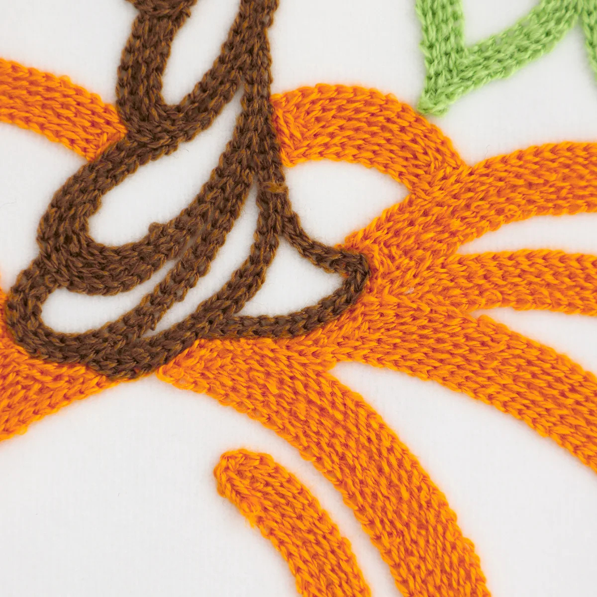 Velvet Pumpkin Throw Pillow Cover with Pumpkin Embroidery - Image 5