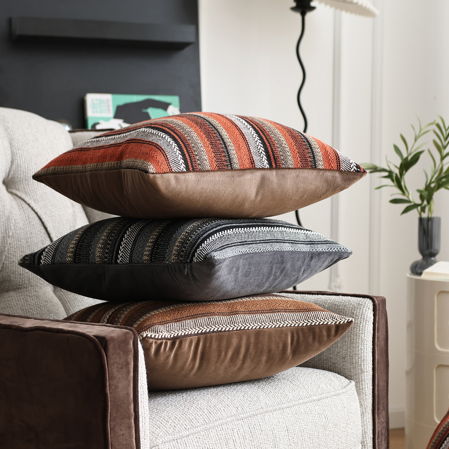 Bohemian Striped Woven Pillow Cover - Stylish Home Decor - Image 6