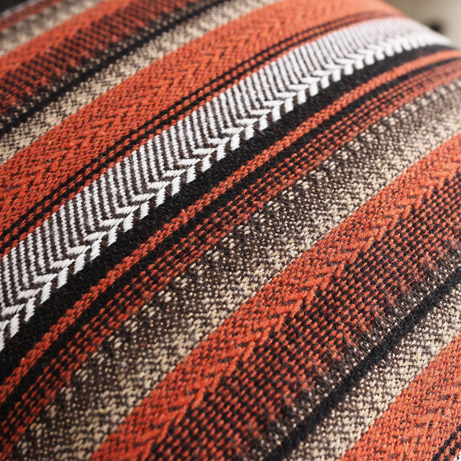 Bohemian Striped Woven Pillow Cover - Stylish Home Decor - Image 4