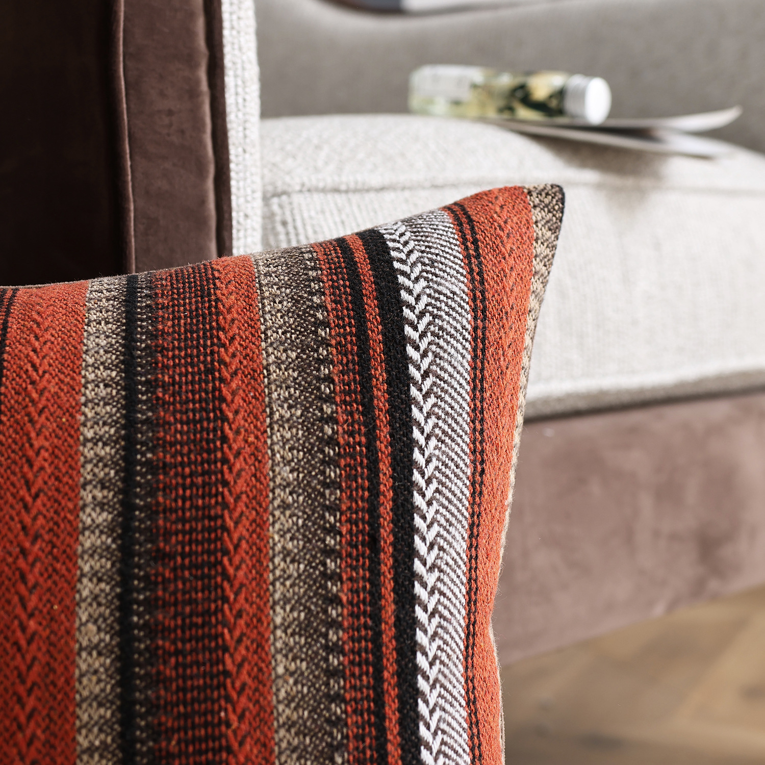 Bohemian Striped Woven Pillow Cover - Stylish Home Decor - Image 3