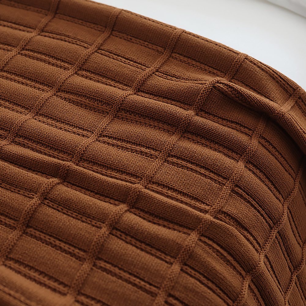 Thick Knitted Wool Cover Blanket - Stylish and Multifunctional - Image 4