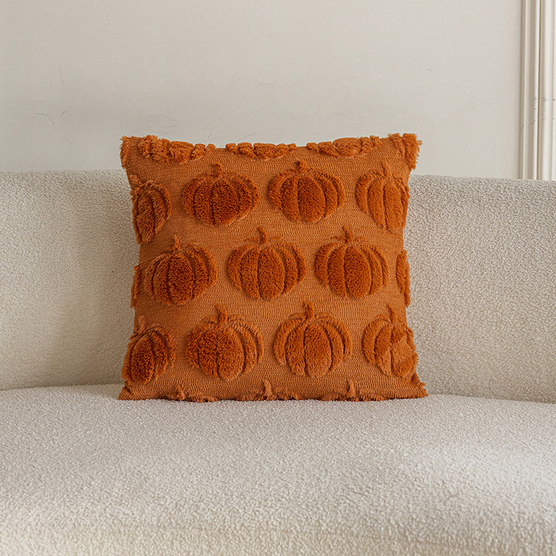 Cozy Autumn Pumpkin Plush Pillowcase - Warm Seasonal Decor - Image 5