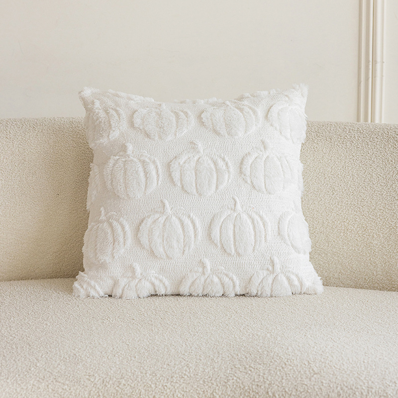 Cozy Autumn Pumpkin Plush Pillowcase - Warm Seasonal Decor - Image 4