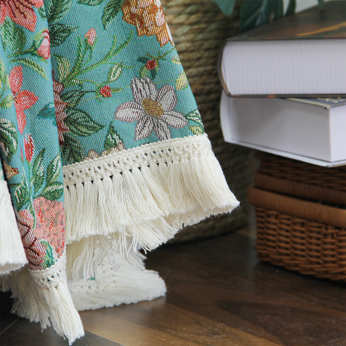 Jacquard Floral Sofa Cover - Stylish and Multifunctional Protection - Image 6