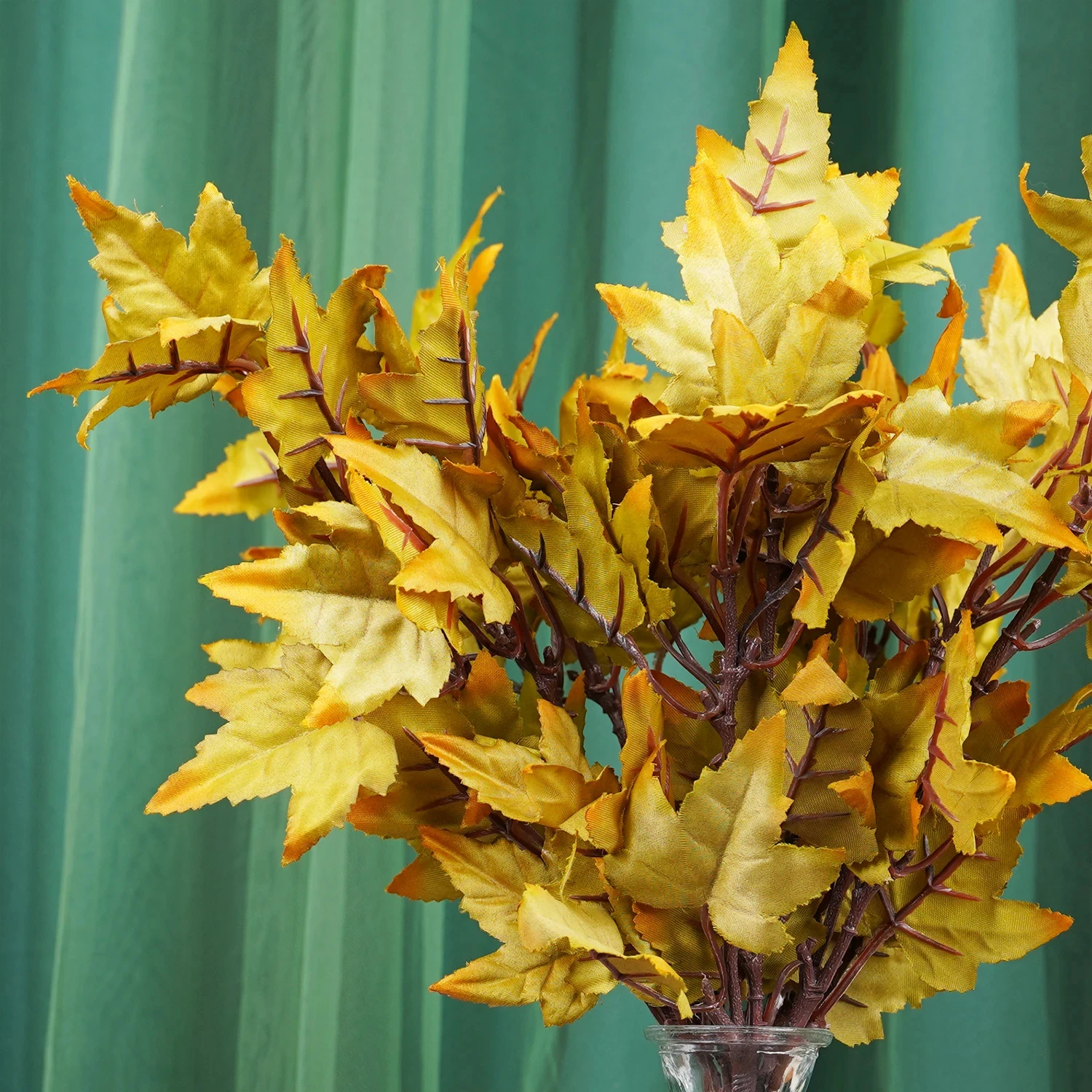 Artificial Maple Leaf Garland - Autumn Harvest & Thanksgiving Décor - Image 5
