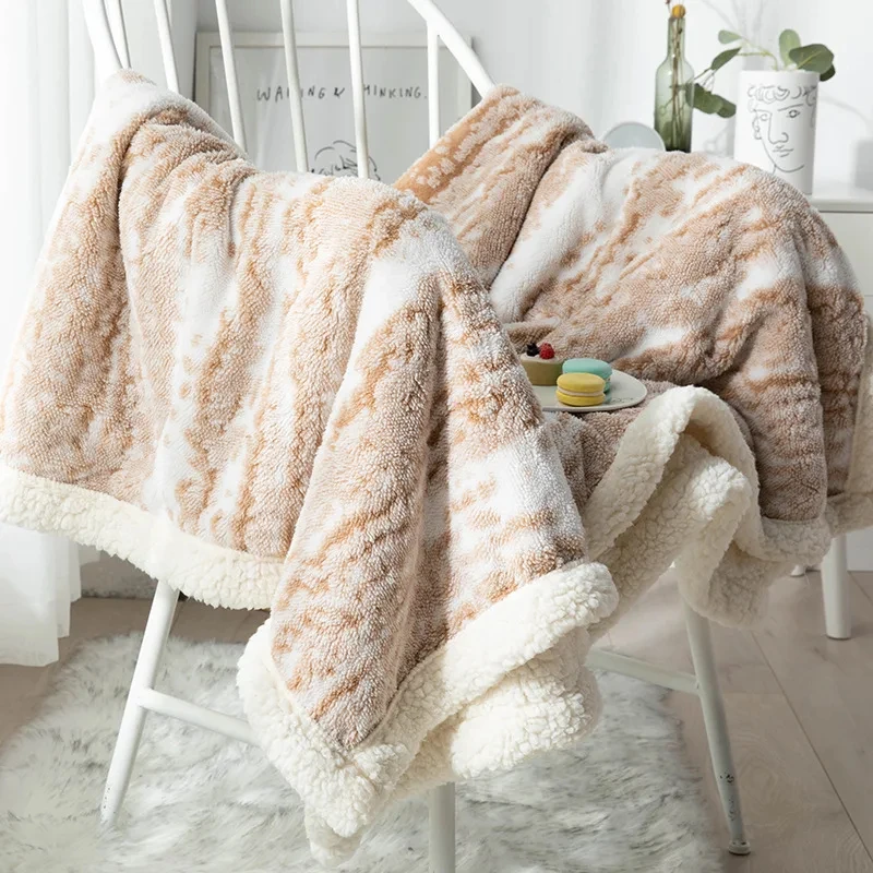 Cotton Velvet Blanket with Double-Sided Lambskin – Soft, Warm & Multifunctional - Image 3
