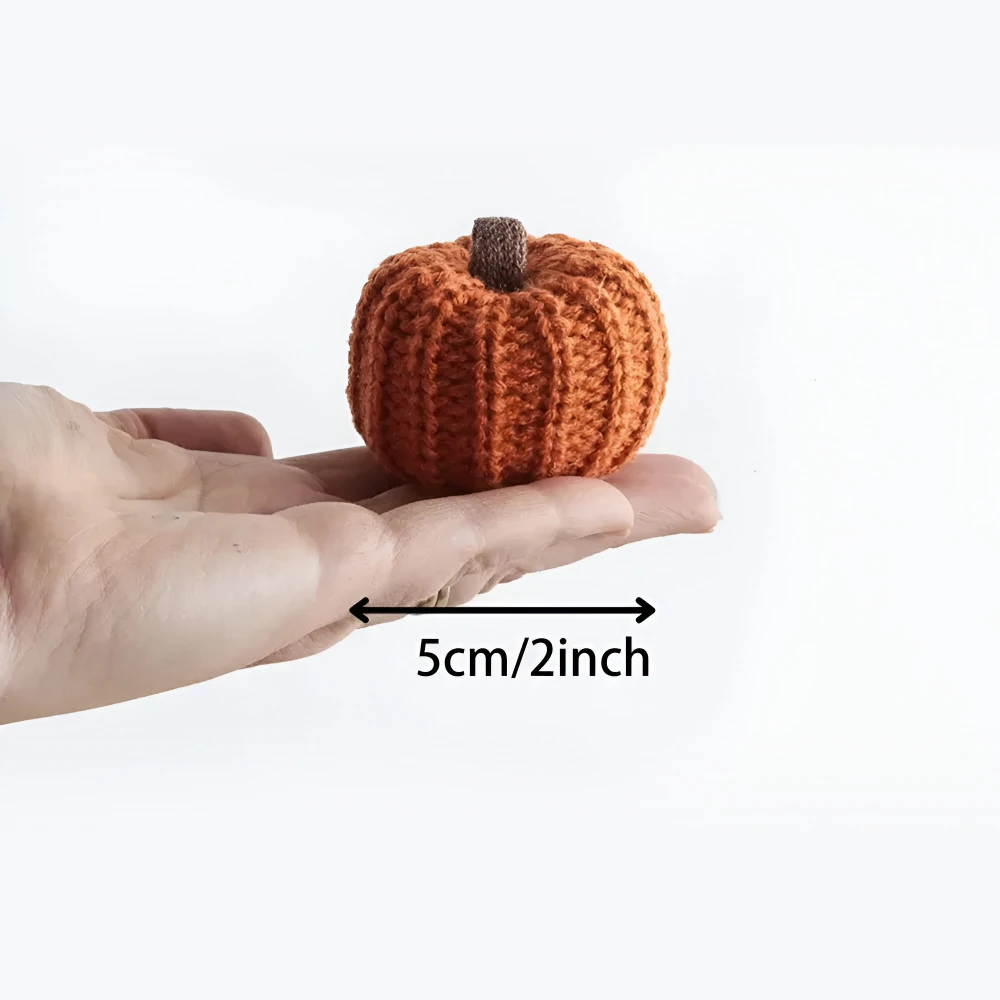 Knit Pumpkin Garland – Cozy Fall Decor Banner - Image 6