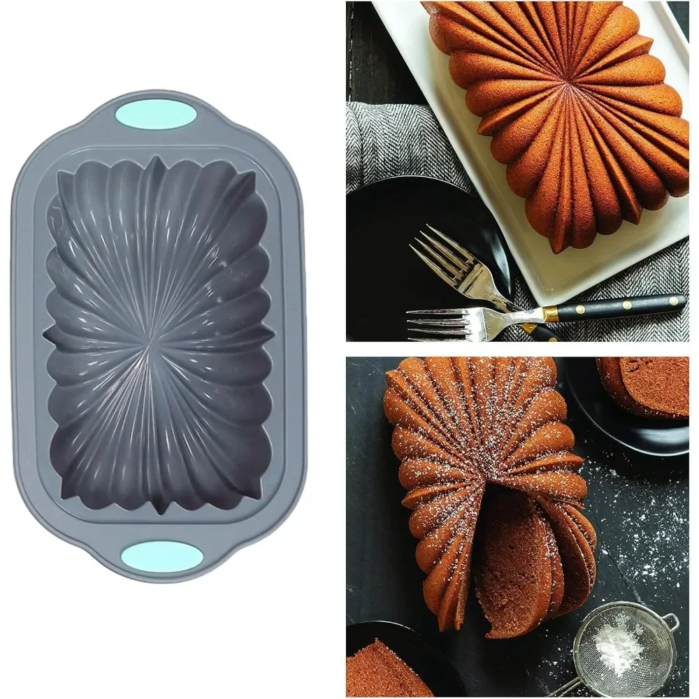 Silicone Lotus Spiral & Braided Cake Moulds – Premium Non-Stick Bakeware - Image 4