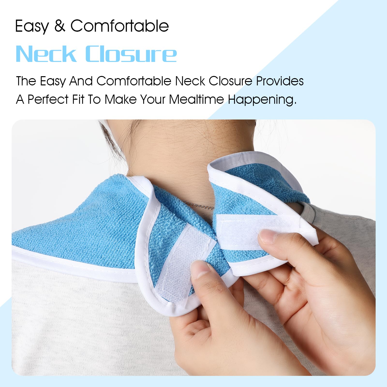 Adjustable Machine Washable Adult Bibs - Image 4