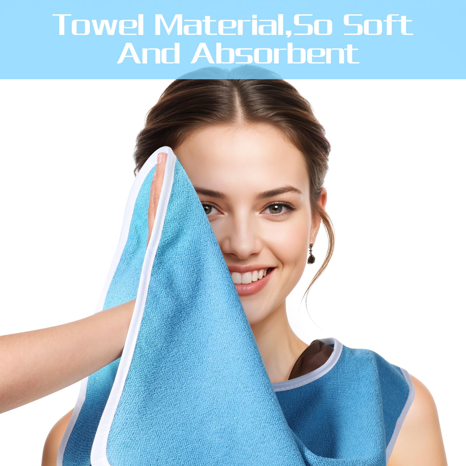 Adjustable Machine Washable Adult Bibs - Image 5