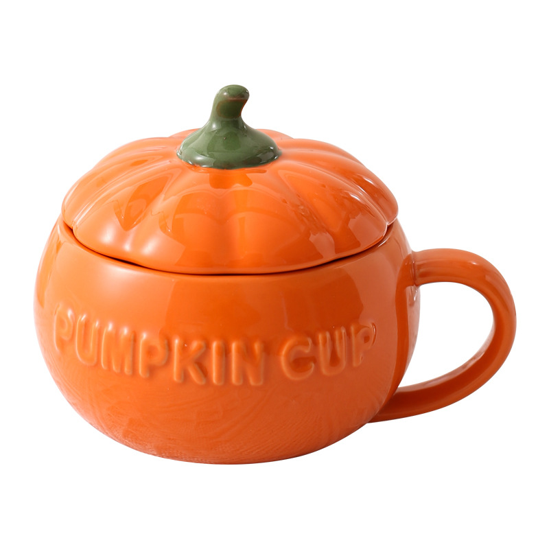 Charming Pumpkin Ceramic Mug 10oz - Image 4