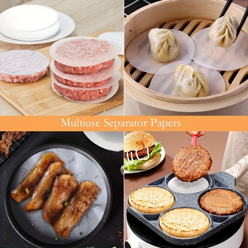 100pcs Non-Stick Burger Patty Paper Sheets - Image 3
