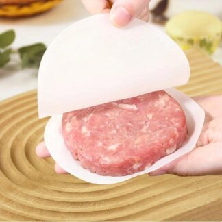 100pcs Non-Stick Burger Patty Paper Sheets