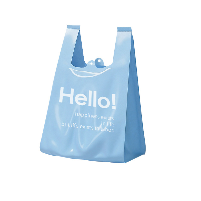 50pcs Leak-Proof Disposable Trash Bags with Handles - Image 5