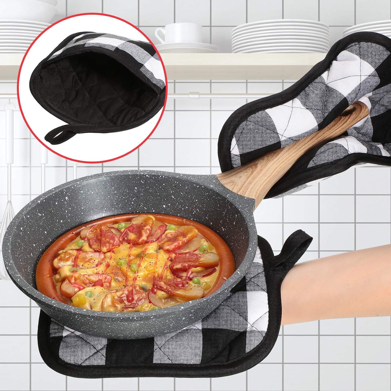 Double-Sided Plaid Insulation Mat - Image 2