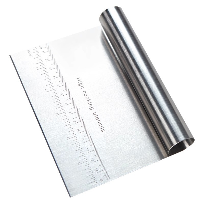 Stainless Steel Dough Scraper & Pastry Cutter – Multi-Purpose Baking Tool - Image 4
