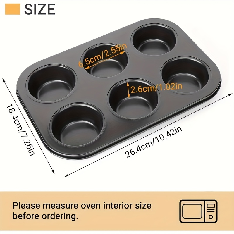 4-Piece Nonstick Carbon Steel Muffin Pan Set - Image 7