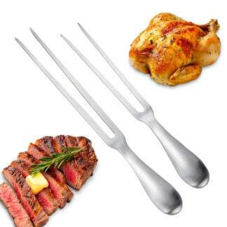 Premium 11" Stainless Steel Meat Carving Fork