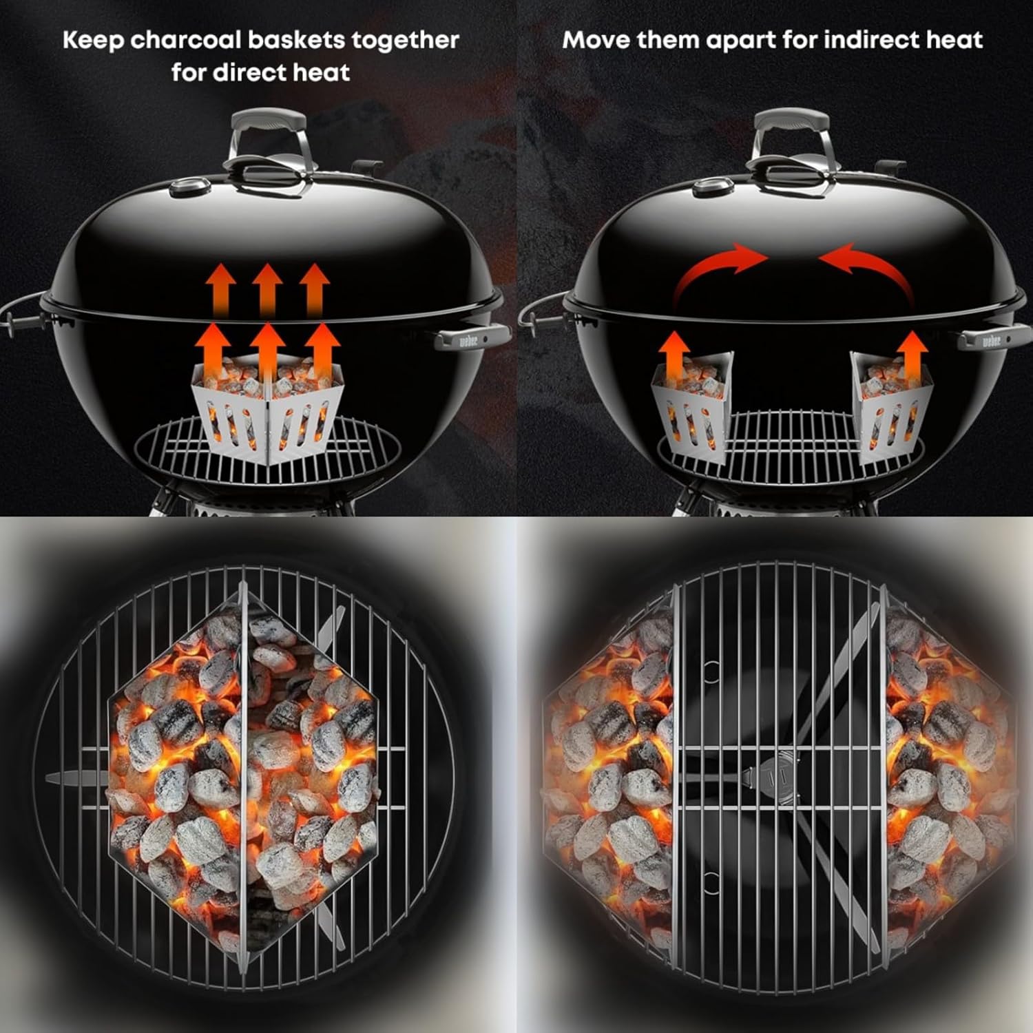 Heat-Resistant Wood Chips & Briquette Holder for BBQ - Image 3