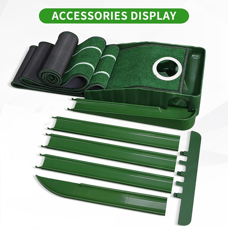 Mini Push Portable Golf Putting Green for Indoor & Outdoor Practice - Image 6