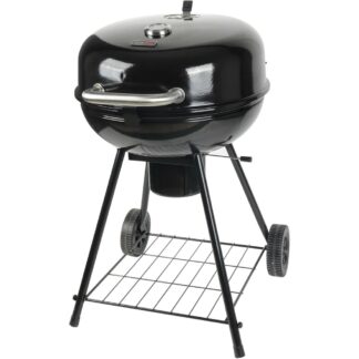 Premium 22-Inch Charcoal Kettle Grill with Warming Rack & Easy-Clean Ash Catcher