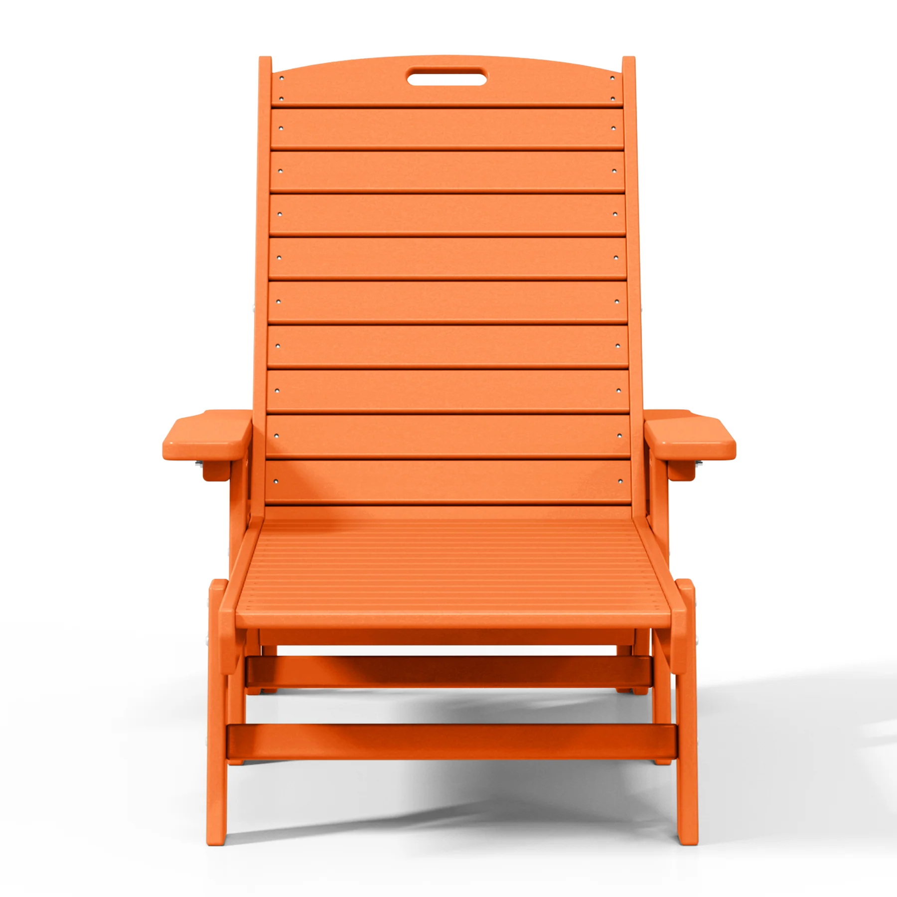 HDPE Adirondack Reclining Chaise Lounge – Weather & UV Resistant Outdoor Chair - Image 2