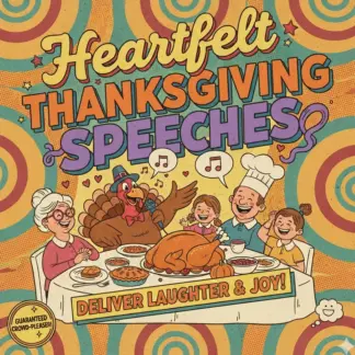 Heartfelt Thanksgiving Speeches — Ebook Guide to the Best Way to Give a Sincere Thanksgiving Speech