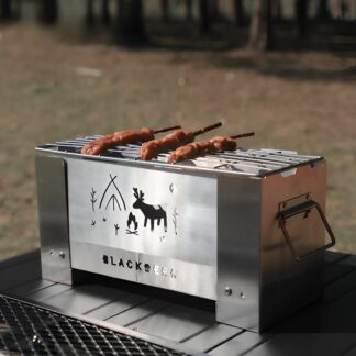 Portable Folding Wood Stove for Outdoor Cooking & Camping