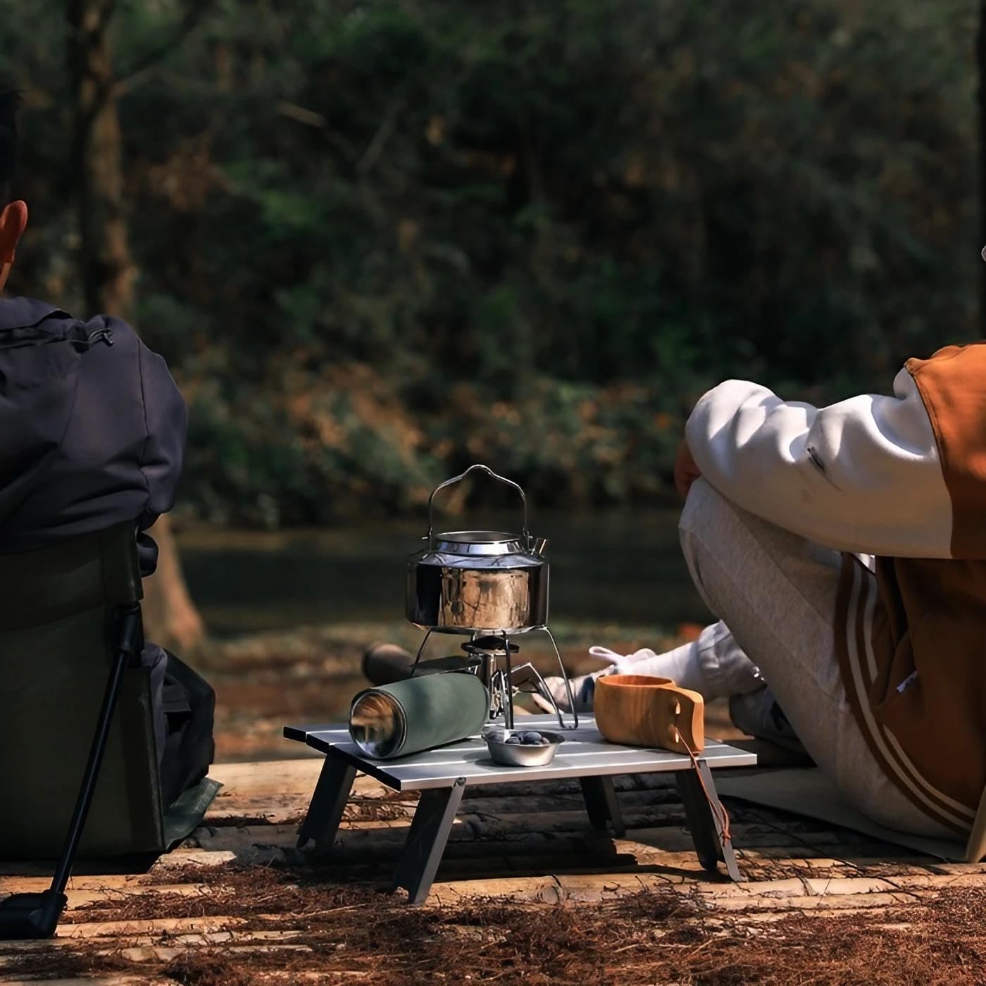Ultra-Light Folding Aluminum Camping Table - Portable Outdoor Mini Desk - Image 4