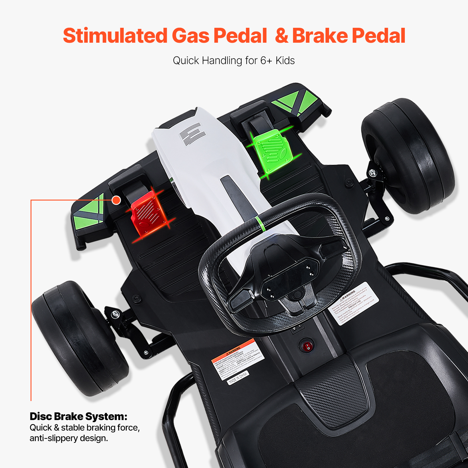 24V Electric Pedal Go Kart - Fun Outdoor Toy for Kids - Image 4