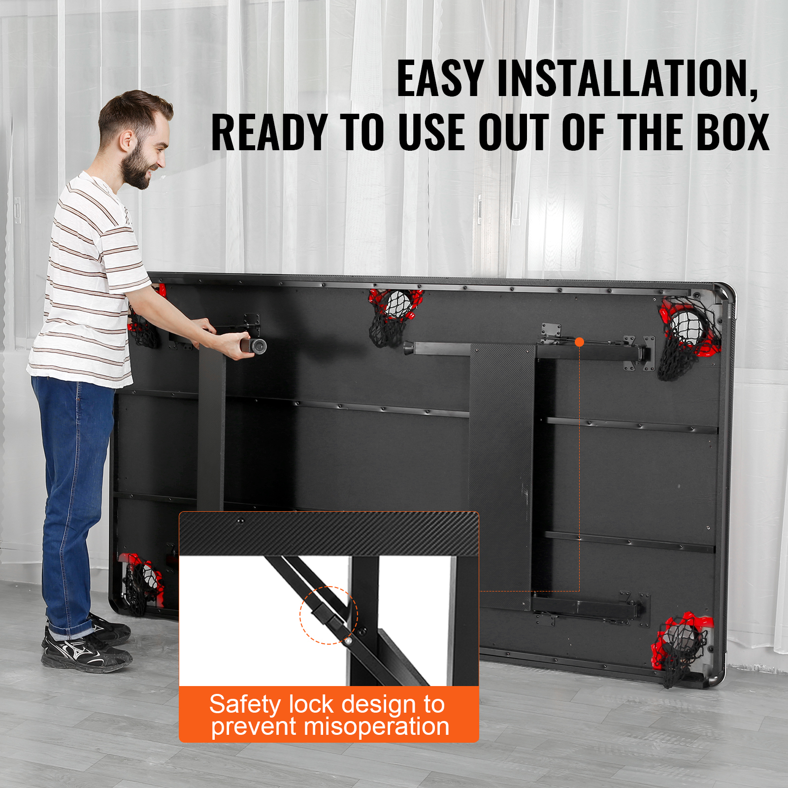 Portable Foldable Billiard Table - Ideal for Home and Outdoor Play - Image 5