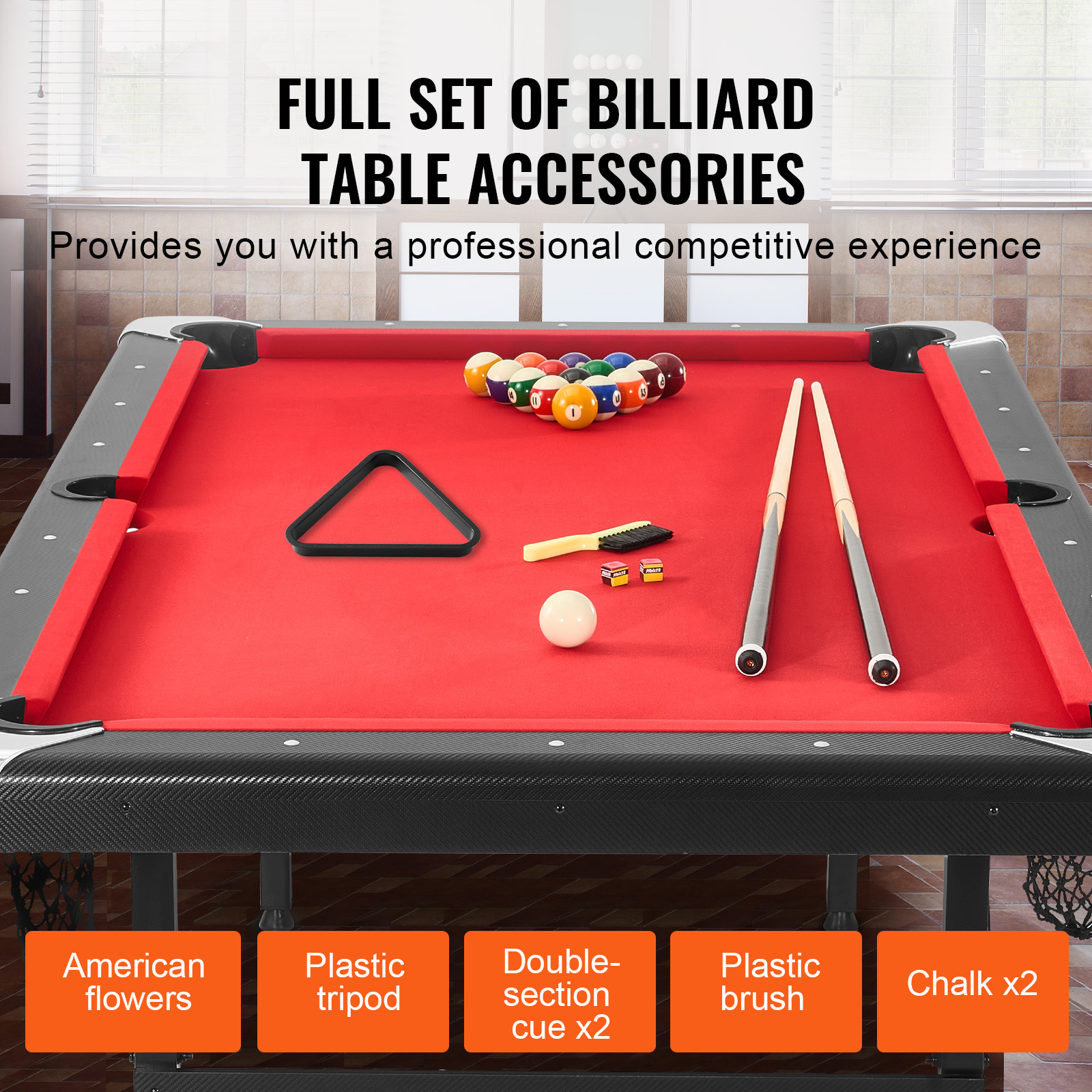 Portable Foldable Billiard Table - Ideal for Home and Outdoor Play - Image 4