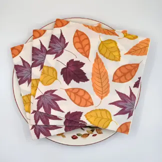 Thanksgiving Maple Leaf Party Napkins 20pcs – 13in 2-Ply Decorative Tissues
