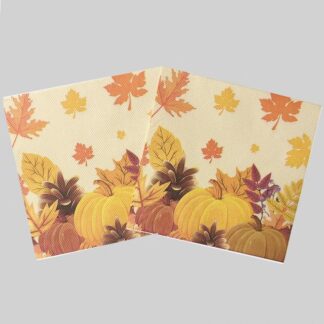 20Pcs Thanksgiving Disposable Paper Placemat - Autumn Party Decor