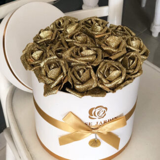 10 Pcs Glitter Foam Rose Artificial Flowers for Home & Wedding Decor