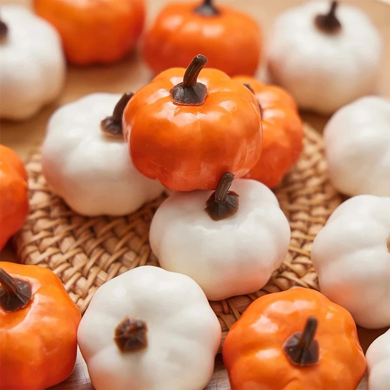 Artificial Foam Pumpkin Decorations – Fall Table Centerpieces - Image 2