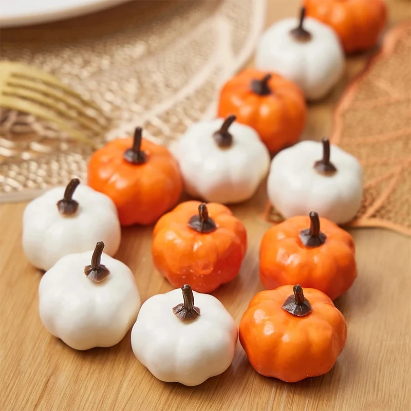 Artificial Foam Pumpkin Decorations – Fall Table Centerpieces - Image 3