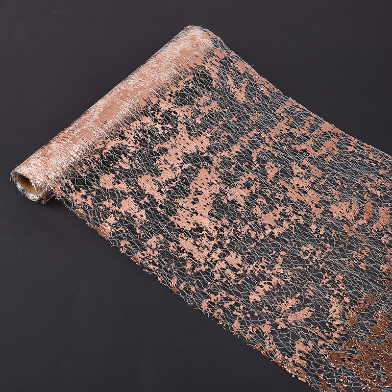 Metallic Gold Sequin Table Runner for Elegant Events - Image 5