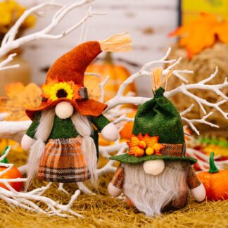 Adorable Autumn Gnome Plush Doll - Perfect for Fall Decor