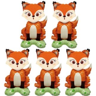 Thanksgiving Squirrel and Acorn Balloons - Fun Fall Party Decor