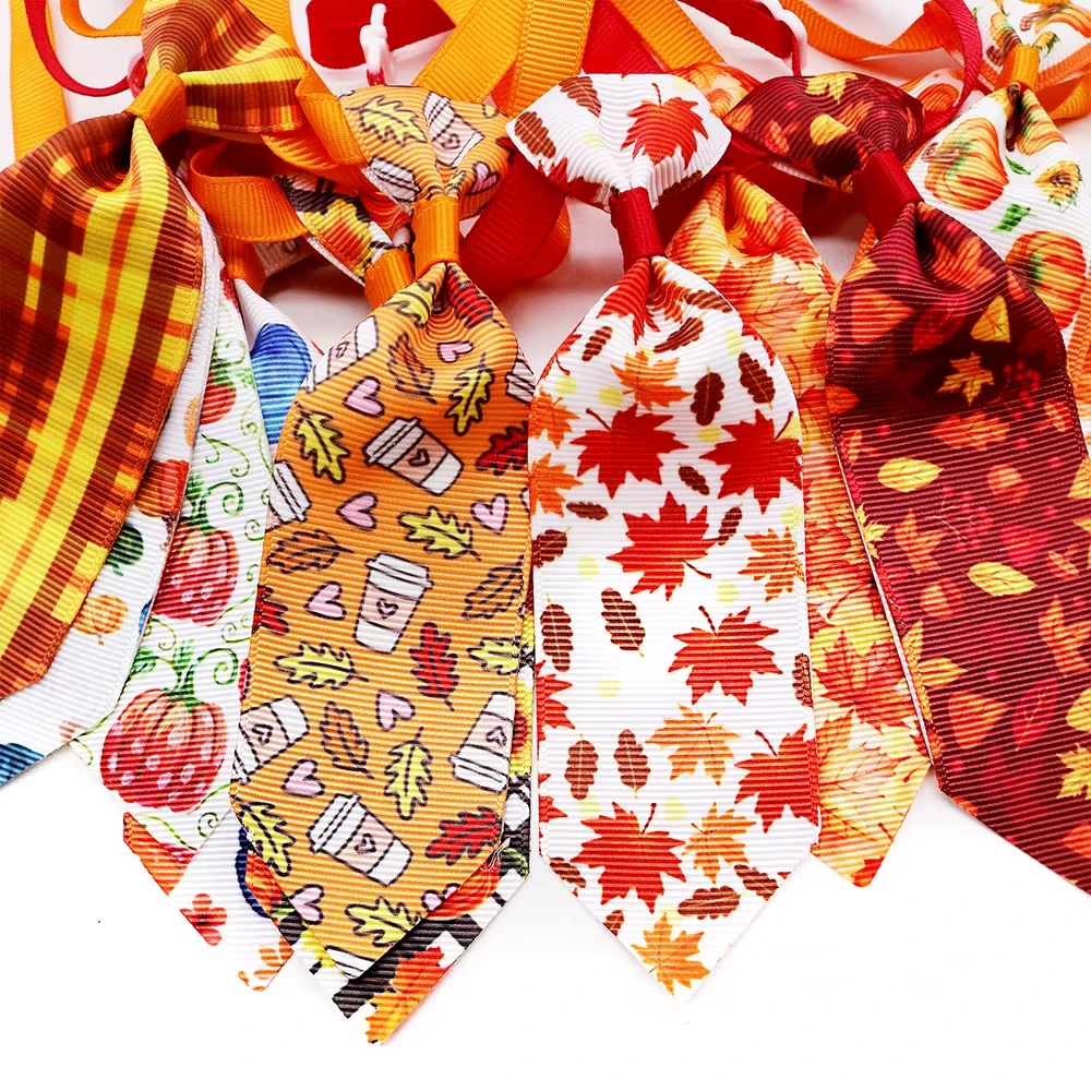 Dog Neckties & Bowties Set – 50/100PCS Small Pet Grooming Accessories - Image 3