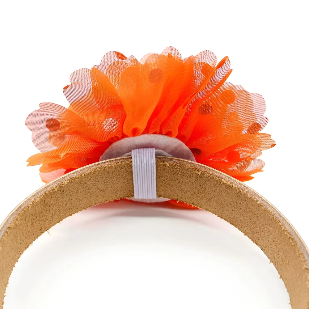 50pcs Thanksgiving Fall Dog Bowties – Adjustable Orange Collar for Pets - Image 4