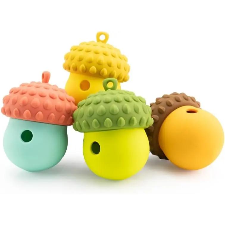 Multi-Function Pinecone Dog Toy - Food Leaking Puzzle & Chew Toy