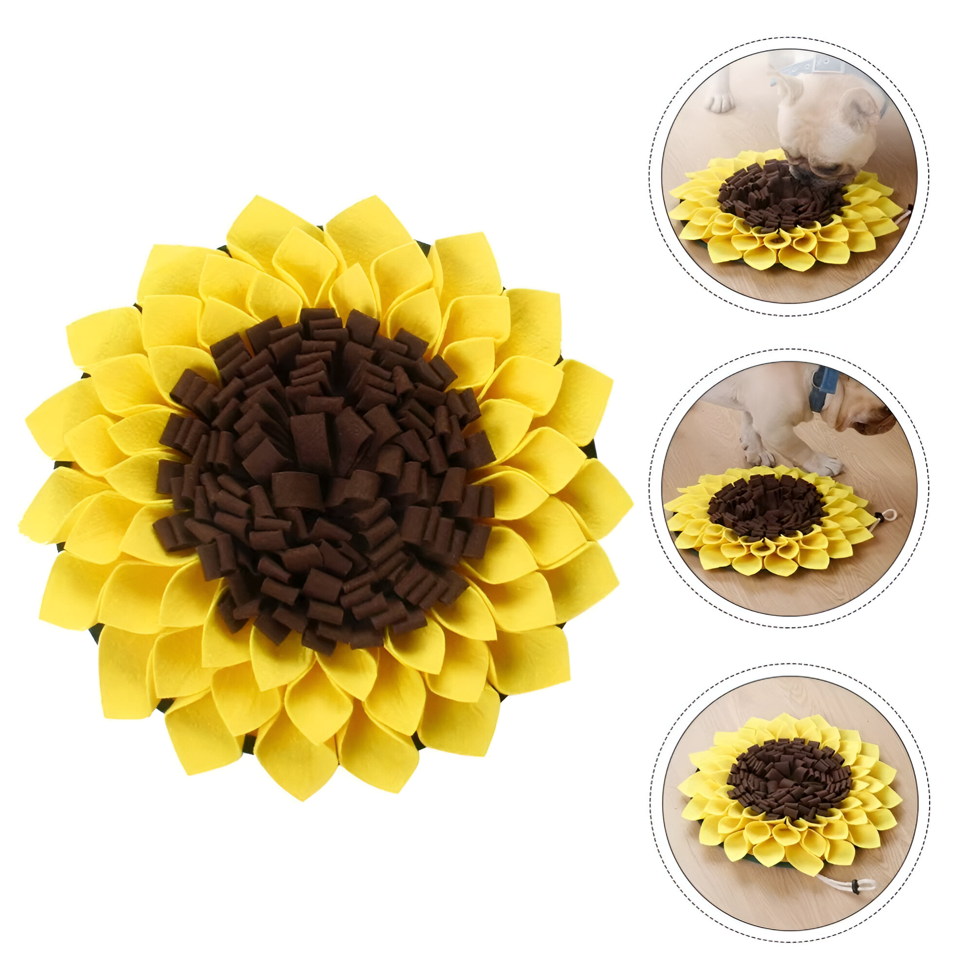 Sunflower Snuffle Mat - Large Stress Relief Toy for Dogs - Image 2