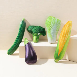 Catnip Corn Vegetable Pet Toy for Cats & Small Dogs - Interactive Bite Toy
