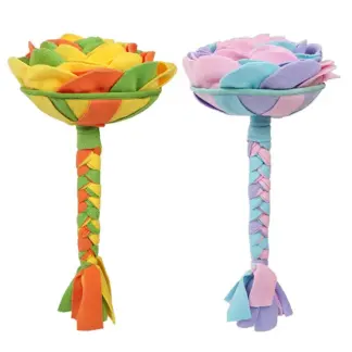 Interactive Dog Sniffing Rose Toy – Fun, Food-Hiding & Teeth-Cleaning Pad