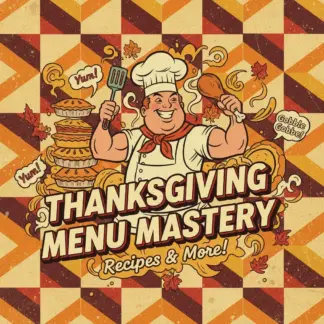 Thanksgiving Menu Mastery | Best Way to Balance Thanksgiving Menu | Digital eBook for Perfect Holiday Meal Planning