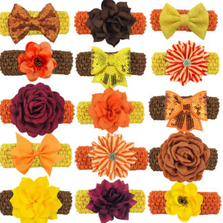 Thanksgiving Fall Dog Bow Ties – 30pcs Pet Grooming Accessories